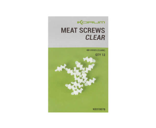 Korum Meat Screws Clear