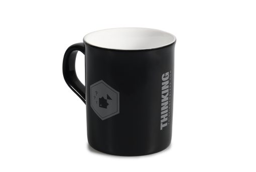 Thinking Anglers Gloss Black Mug