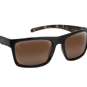 thumbnail interactive-video image 1 of Hornz Brown Forest Camouflage Polarized Sunglasses – Full Frame Wrap For Men 1 of 4