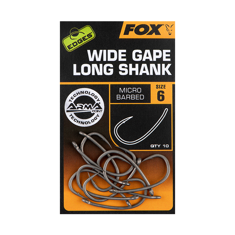 Fox Super Wide Gape Long Shank Hook – Tackle Tavern