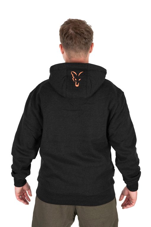 Fox Collection Hoody Black & Orange - Image 2