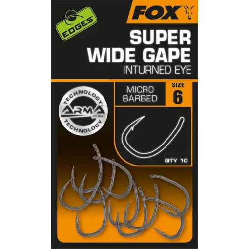 Fox Edges Armapoint Super Wide Gape Inturned Eye Hook