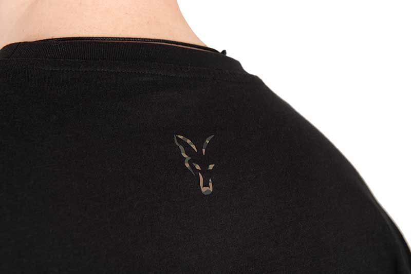 Fox Black / Camo Logo T Shirt – Tackle Tavern