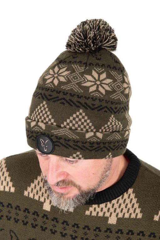 Fox Festive Bobble Hat - Image 2