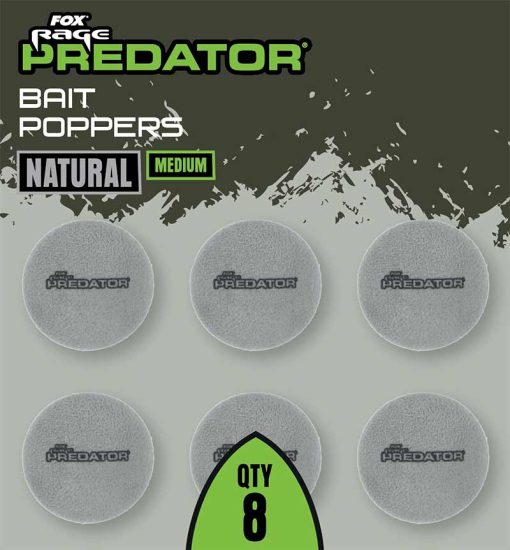 Fox Rage Predator Bait Poppers Natural