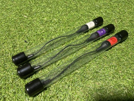 3x Nash Nite Glo Bobbins Small Purple Red White - PRE LOVED