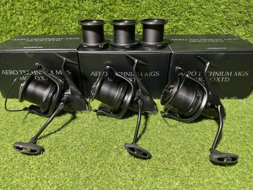 3x Shimano Aero Technium MGS XTD 14000 In BOXES - PRE LOVED