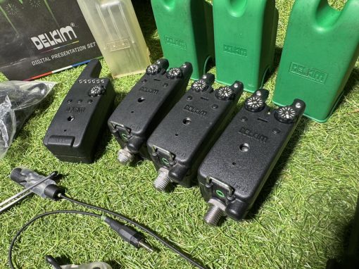 3x Delkim Txi D with Receiver In Green with Lights and Snags In Box - PRE LOVED - Image 2