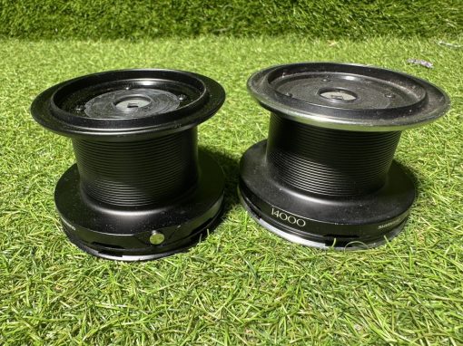 2x Shimano Power Aero XTB Spare Spools (ONE SPARE ONE ORIGINAL) - PRE LOVED - Image 4