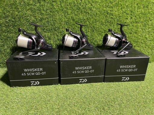 3x Daiwa Whisker 45 SCW In Boxes with Spare Spools - PRE LOVED