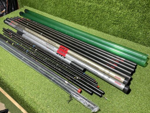 1x Daiwa ZR3 14.5m Pole with Dolly (6 Top Kits and Cupping Kit) No4 Section MWCP3-04 - PRE LOVED