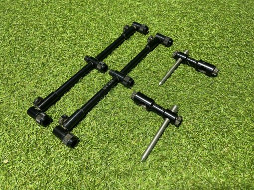 2x Solar Blacklite 3 Rod Adj Buzzbars and 2x Stabilisers - PRE LOVED