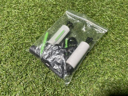 2x Korda XL Black & White Bobbins - PRE LOVED