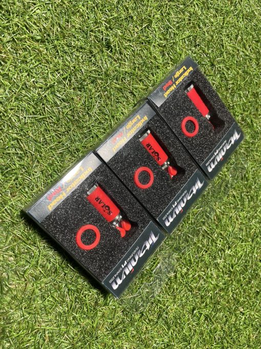 3 x Solar Titanium Large Indicator Heads Red (TT9) - PRE LOVED