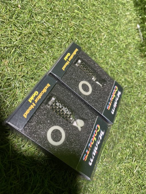 2x Solar Titanium Indicator Heads Gold (TT16) - PRE LOVED