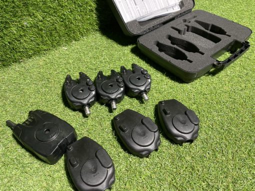 3x Fox Micron MX Alarms with Receiver In Case - PRE LOVED