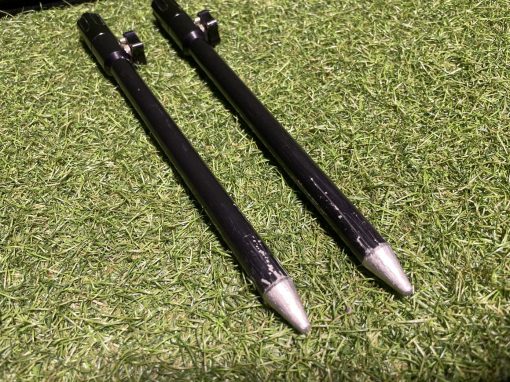 2x Jag Black 3 Rod Fixed Buzzbars and Sticks - PRE LOVED - Image 2