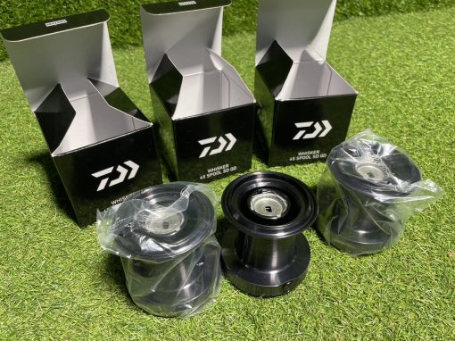 3x Daiwa Whisker 45 SCW SD QD Spare Spools - PRE LOVED