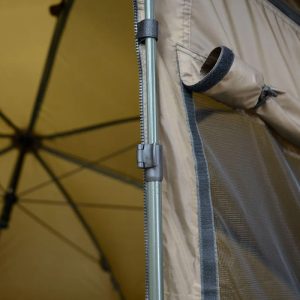 NGT XPR Shelter - Brolly system with Zip on Front. Includes groundsheet, Storm Poles and Case - Image 3