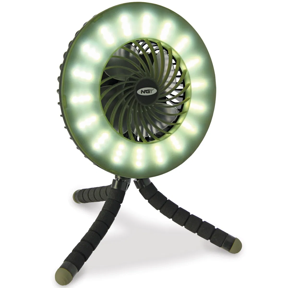 NGT Dynamic Fan - USB Rechargable 3600mAh Fan with Light and Powerbank - Image 3