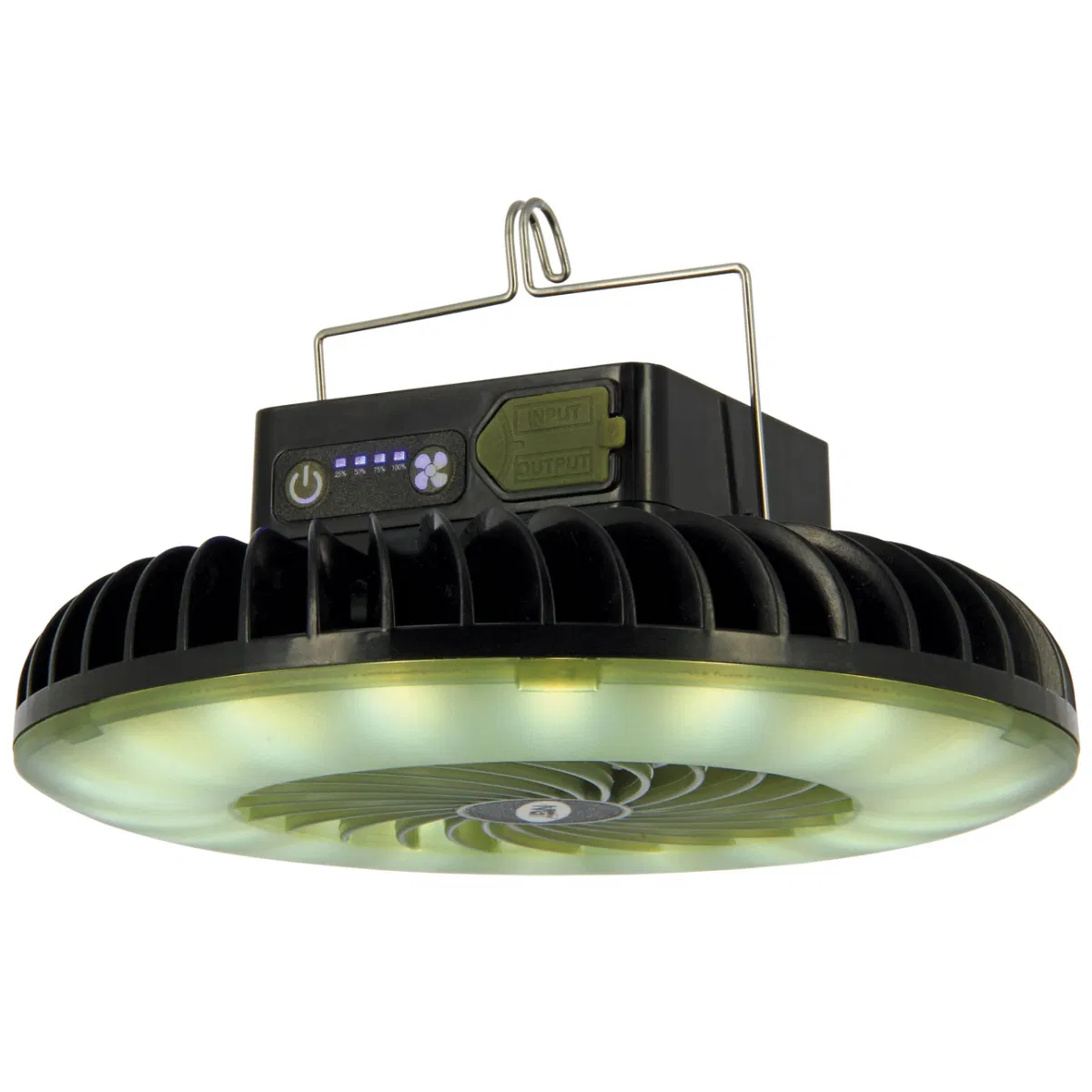 NGT Dynamic Fan - USB Rechargable 3600mAh Fan with Light and Powerbank - Image 4