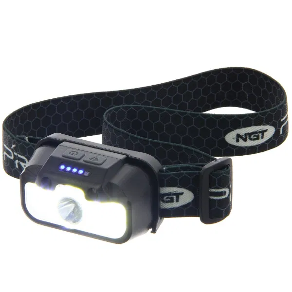 NGT Profiler Headlight - 330 Lumens USB Rechargeable Motion Sensor Headlight with Case - Image 2