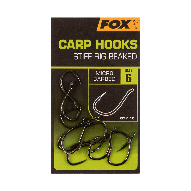 Fox Carp Hooks Stiff Rig Beaked Hooks
