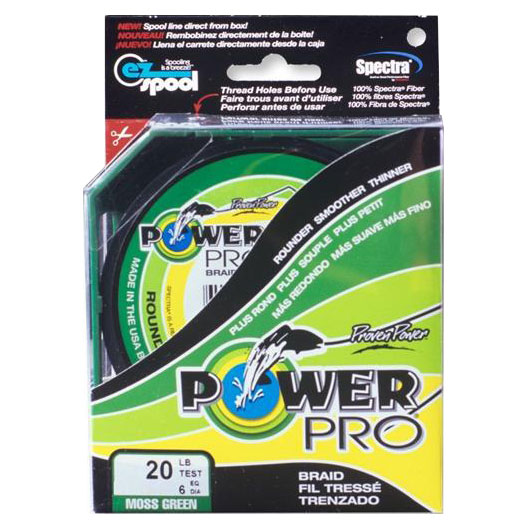 Shimano Line PowerPro Moss Green Braid