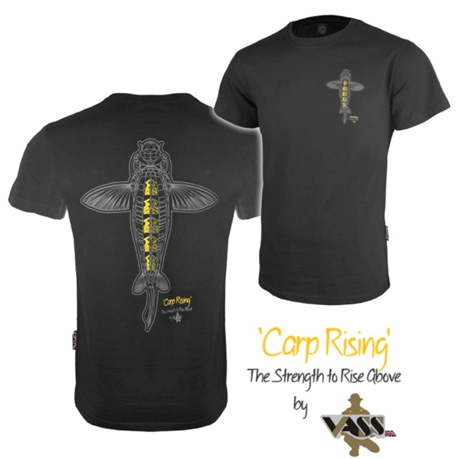 Vass 'Carp Rising' T-Shirt Black
