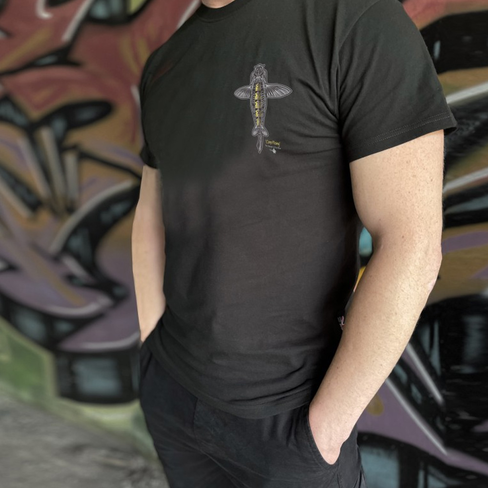 Vass 'Carp Rising' T-Shirt Black - Image 2