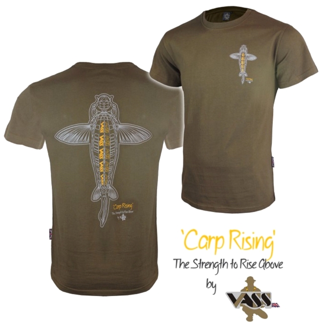 Vass 'Carp Rising' T-Shirt Khaki Edition