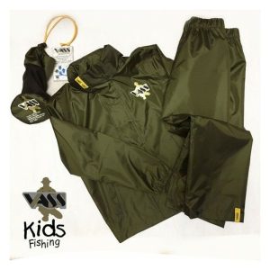 Vass Water Proof Breathable Kids Jacket & Trouser Khaki