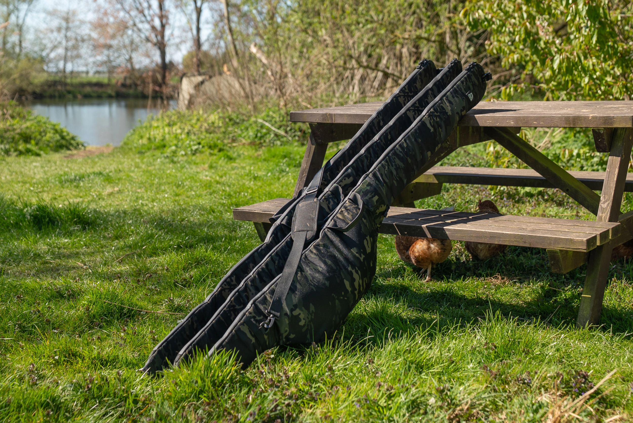 Carp Life Eclipse Camo Padded Single Rod Sleeve - Image 2