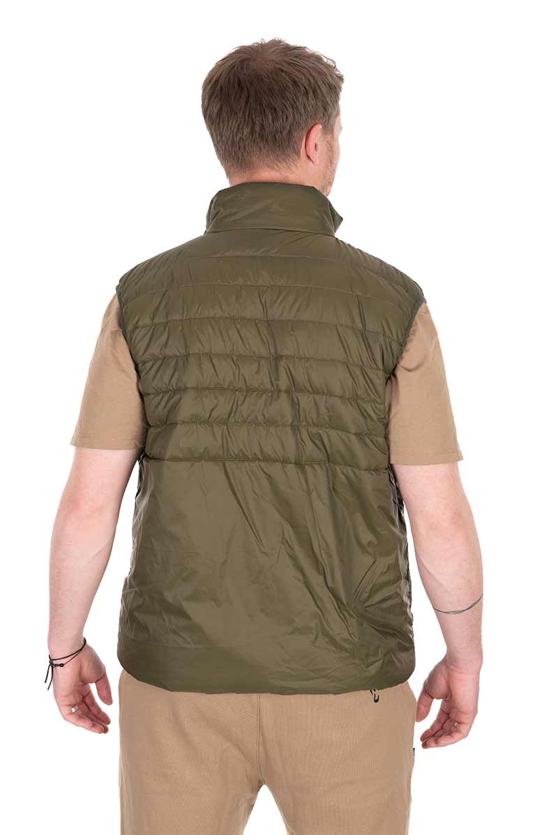 Fox Olive quilted 100 Gilet - Image 2