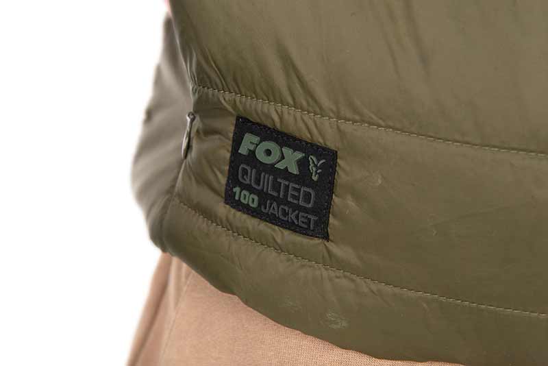Fox Olive quilted 100 Gilet - Image 3