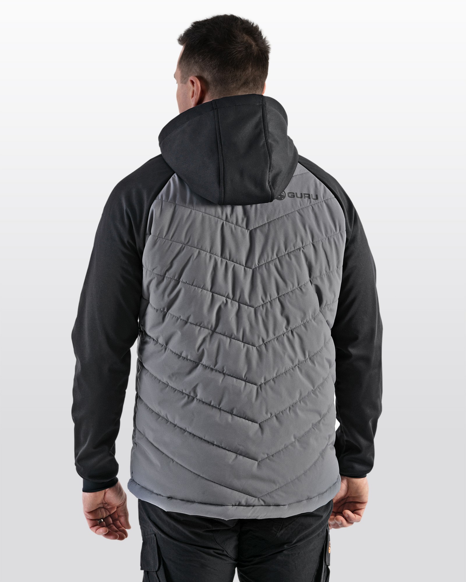 Guru Hybrid Jacket Charcoal - Image 2