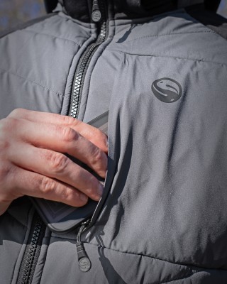 Guru Hybrid Jacket Charcoal - Image 5
