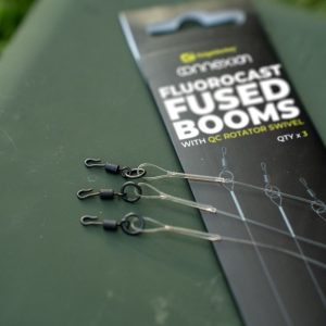 Alternative view of Ridgemonkey FluoroCast Fused Booms with QC Rotator Swivel 7” 18cm