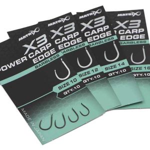 Matrix X3 Power Carp Edge Barbless Hook