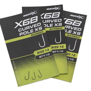 Matrix X6B Curved Pole XS Barbed Hooks