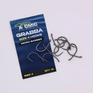 Atomic Tackle Grabba Hooks Barbed