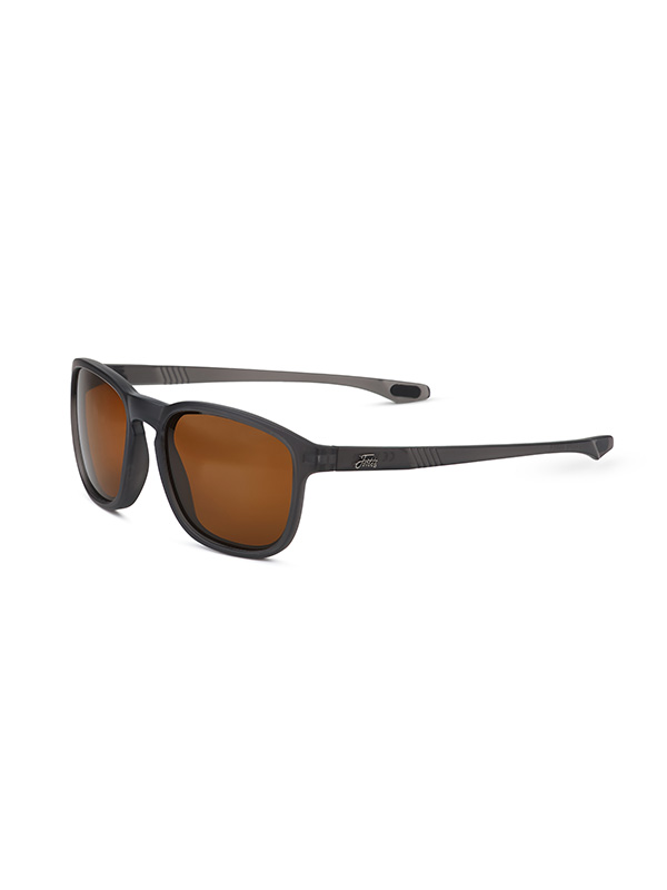 Fortis Strokes Matte Black Polaroid Sunglasses