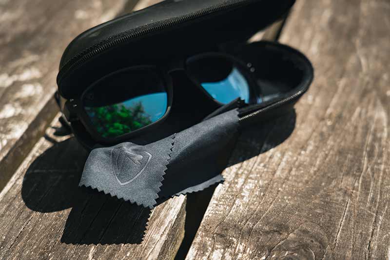 Fox Rage Transparent Black Brown Lens Mirror Blue Polarised Sunglasses - Image 6