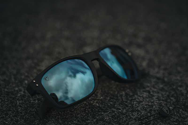 Fox Rage Transparent Black Brown Lens Mirror Blue Polarised Sunglasses - Image 8