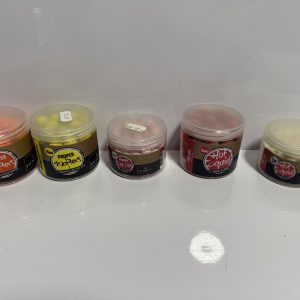 5x Pots of Proper Carp Baits Hookbaits - G5 - PRE LOVED