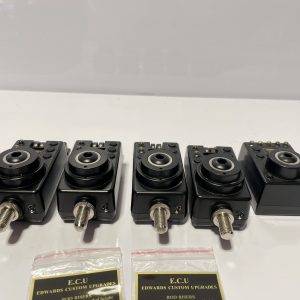 Alternative view of 4x Edward Custom ECU MK1 Alarms with Receiver In Case - F9 - PRE LOVED