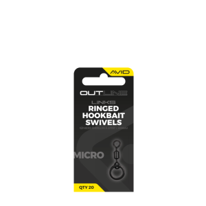 Avid Outline Micro Ringed Hookbait Swivel - Size 19