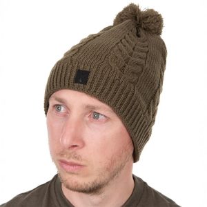 Alternative view of Fox Khaki Knitted Bobble