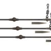 Fox Edges Tuff Tungsten Tubing Heli-Clip Rigs 3pcs