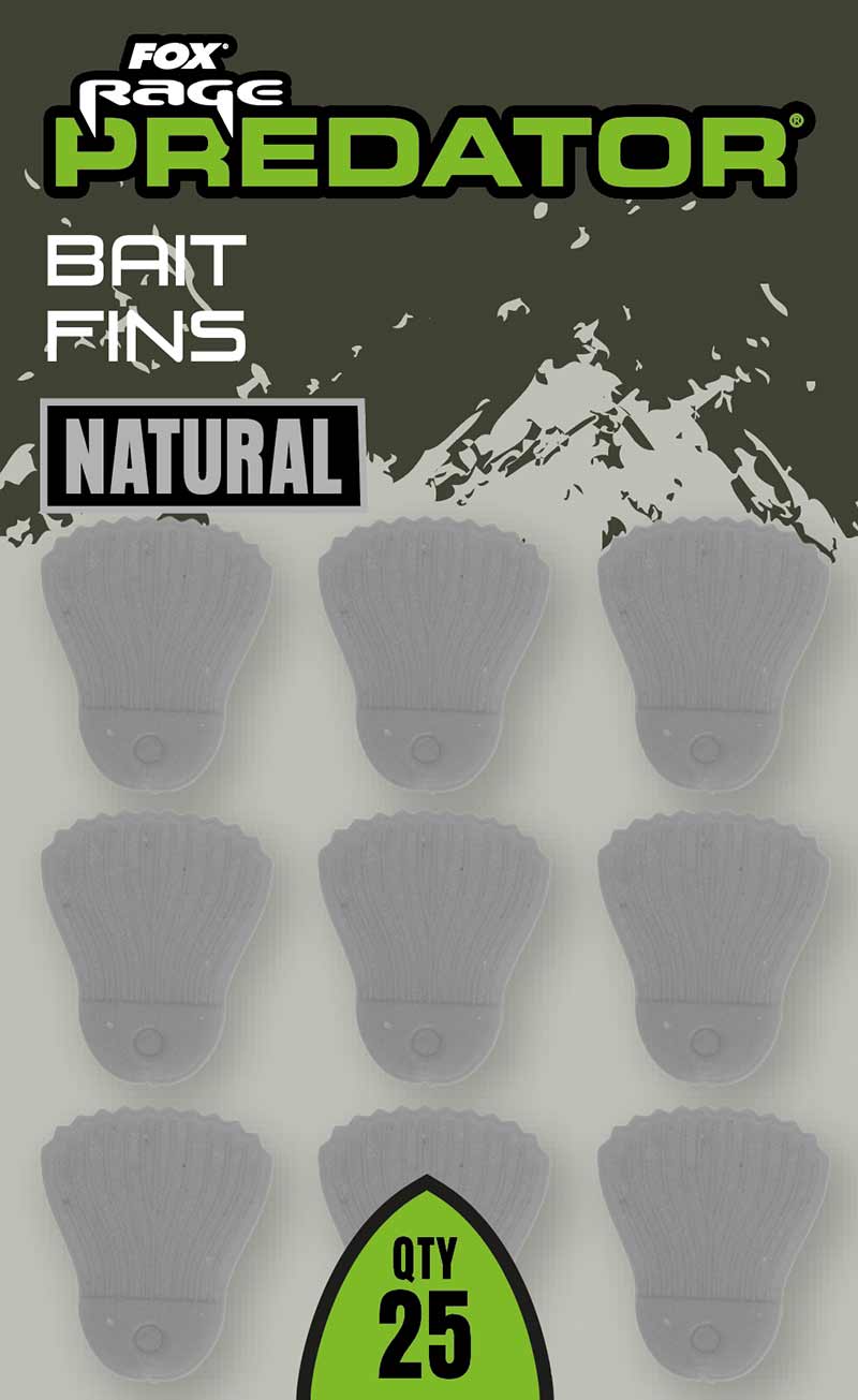Fox Rage Bait Fins Natural 25pcs